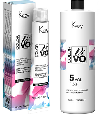 Kezy Color Vivo No Ammonia - Безаммиачная крем-краска для волос