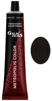 Galacticos Professional Metropolis Color - 5/7 Light chocolate brown светлый шатен коричневый крем краска для волос