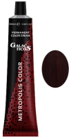 Galacticos Professional Metropolis Color - 6/55 Dark blond red intensive темно-русый красный насыщенный крем краска для волос