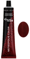 Galacticos Professional Metropolis Color - 8/55 Light blond red intensive светло-русый красный насыщенный крем краска для волос