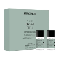 Selective Professional On Care ReFill - Двухкомпонентный филлер для восстановления волос, 5+5х15 ml