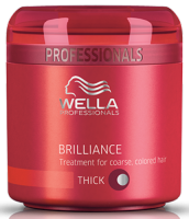 Wella Brilliance Line Крем-маска для окрашенных нормальных и тонких волос, 500 ml