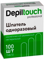 Depiltouch - Шпатель деревянный нестерильный 114*10 мм