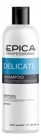 Epica Professional бессульфатный шампунь для деликатного очищения с гиалуроновой кислотой Delicate