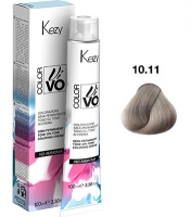 Kezy Color Vivo No Ammonia - 10.11 Экстра светлый блондин пепельный интенсивный, 100 мл