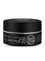 RedOne аква гель-воск для волос ультрасильной фиксации Aqua Hair Gel Wax BLACK