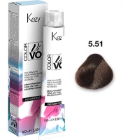 Kezy Color Vivo No Ammonia - 5.51 Светлый брюнет венге, 100 мл