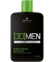 Schwarzkopf Professional [3D]Men Hair&Body Shampoo - Шампунь для волос и тела