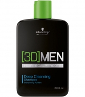 Schwarzkopf Professional [3D]Men Deep Cleansing Shampoo - Шампунь для глубокого очищения