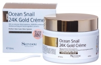 Skindom крем с 24K золотом и экстрактом морской улитки Ocean Snail 24K Gold Creme