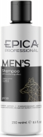 Epica Professional мужской шампунь с маслом апельсина и экстрактом бамбука Mens Care