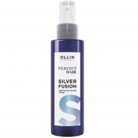 Ollin Perfect Hair Silver Fusion - Нейтрализующий спрей для волос, 120 ml 