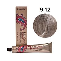 Крем-краска для волос Farmavita Life Color Plus 9.12 очень светлый пепельный перламутровый блонд, 100 мл