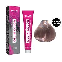 Крем-краска для волос OLLIN Color 10/22 светлый блондин фиолетовый, 100 мл