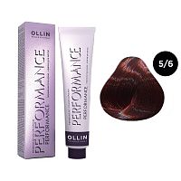 Крем-краска для волос OLLIN Performance 5/6 светлый шатен красный, 60 мл