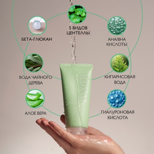 Очищающая пенка для лица с центеллой CICA PORE CLEANSING FOAM фото 4
