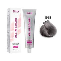 Крем-краска для волос OLLIN Color Platinum Collection 8/81 светло-русый жемчужный, 100 мл