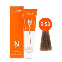 Крем краска для волос OLLIN N-JOY 9/53 блондин махагоново-золотистый, 100 мл