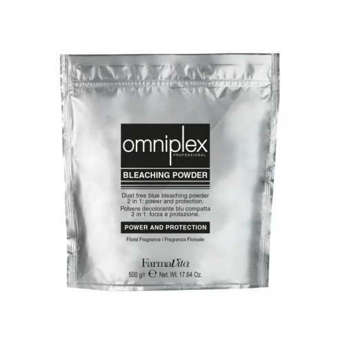Синий обесцвечивающий порошок Omniplex FarmaVita 500 гр