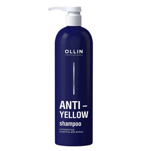 Антижелтый шампунь для волос OLLIN Anti-Yellow, 500 мл