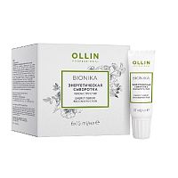 Энергетическая сыворотка-реконструктор для восстановления волос OLLIN BioNika 6х15 мл