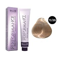 Крем-краска для волос OLLIN Performance 11/26 специальный блондин розовый, 60 мл