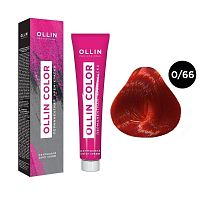 Крем-краска для волос OLLIN Color 0/66 корректор красный, 100 мл