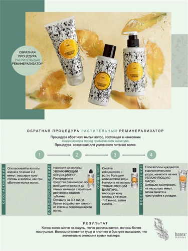 Шампунь увлажняющий с цветком банана и гигантской водорослью / JOC CARE RE-HYDRA 250 мл фото 3