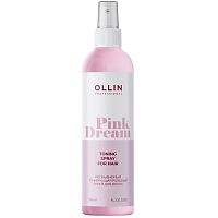 Тонирующий розовый спрей для волос Ollin Pink Dream, 150 мл