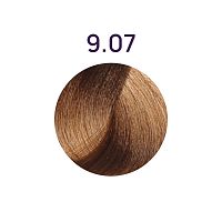 9.07 оч. холодный светлый блондин матовый Farmavita Стойкая крем-краска EVE Experience 100 мл.