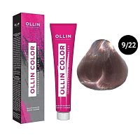 Крем-краска для волос OLLIN Color 9/22 блондин фиолетовый, 100 мл