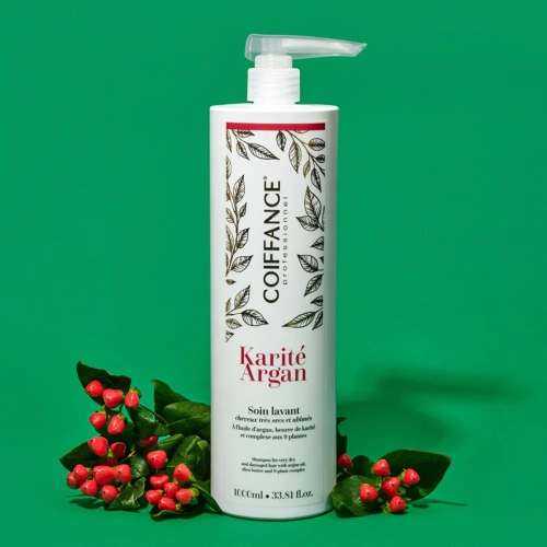 Шампунь для сухих и поврежденных волос / KARITE ARGAN - SOIN LAVANT - SANS SULFATE 1000 мл фото 3