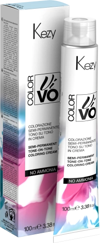 10.17 Крем-краска полупермаментная безамиачная для волос тон в тон, экстра светлый блондин лапландский / Color Vivo No Ammonia 100 мл фото 6