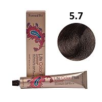 Крем-краска для волос Farmavita Life Color Plus 5.7 средний коричневый кашемир, 100 мл
