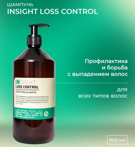 Шампунь против выпадения для роста волос / INSIGHT DENSIFYING 900 мл фото 3