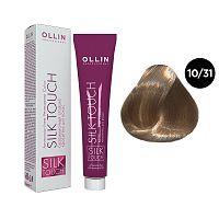 Крем-краска для волос OLLIN Silk Touch 10/31 светлый блондин золотисто-пепельный, 60 мл