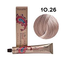 Крем-краска для волос Farmavita Life Color Plus 10.26 платиновый блондин красный ирис, 100 мл