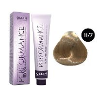 Крем-краска для волос OLLIN Performance 11/7 специальный блондин коричневый, 60 мл