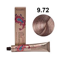 Крем-краска для волос Farmavita Life Color Plus 9.72 очень светлый блондин коричнево-перламутровый, 100 мл