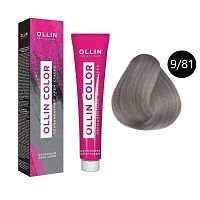 Крем-краска для волос OLLIN Color 9/81 блондин жемчужно-пепельный, 100 мл