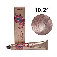 Крем-краска для волос Farmavita Life Color Plus 10.21 платиновый блондин перламутрово-пепельный, 100 мл