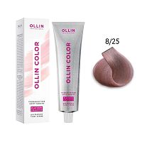 Крем-краска для волос OLLIN Color Platinum Collection 8/25 светло-русый фиолетово-махагоновый, 100 мл