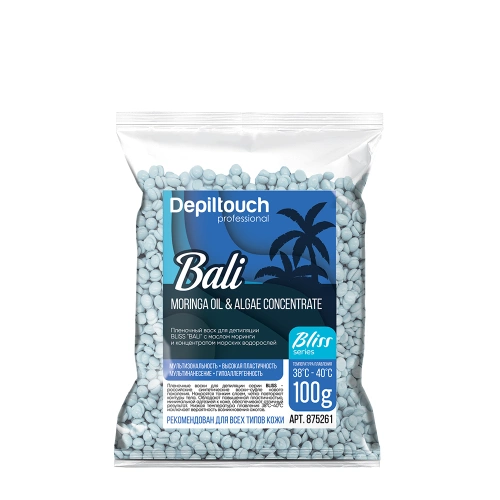 Воск полимерный пленочный с маслом моринги и концентратом морских водорослей / Bali Bliss 100 гр