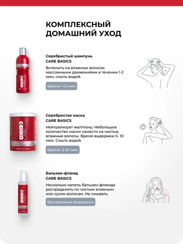 Шампунь серебристый / Care Basics Silber Shampoo 1000 мл фото 2