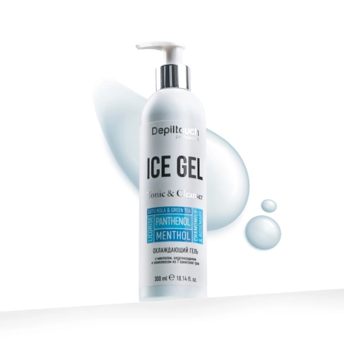 Гель охлаждающий с ментолом, комплексом из 7 азиатских трав и хлоргексидином / Depiltouch Professional 300 мл фото 2