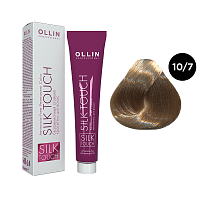 Крем-краска для волос OLLIN Silk Touch 10/7 светлый блондин коричневый, 60 мл