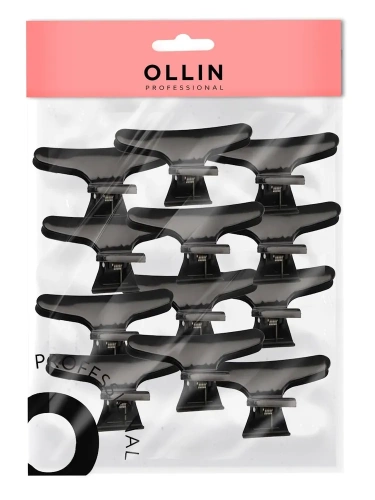 "Зажимы "Бабочка", 60мм (12шт) OLLIN Professional