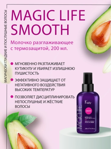 Молочко разглаживающее с термозащитой / Smooth thermoprotective milk 200 мл фото 3