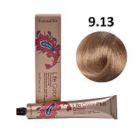 Крем-краска для волос Farmavita Life Color Plus 9.13 очень светлый блондин бежевый, 100 мл