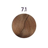 7.1 Блондин пепельный Farmavita Стойкая крем-краска без аммиака B.Life Color 100 мл.